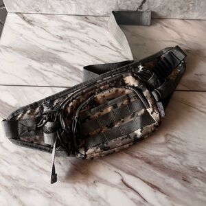 FastMinds Tactical Camo Waist Bag Adjustable Utility Sling Pack